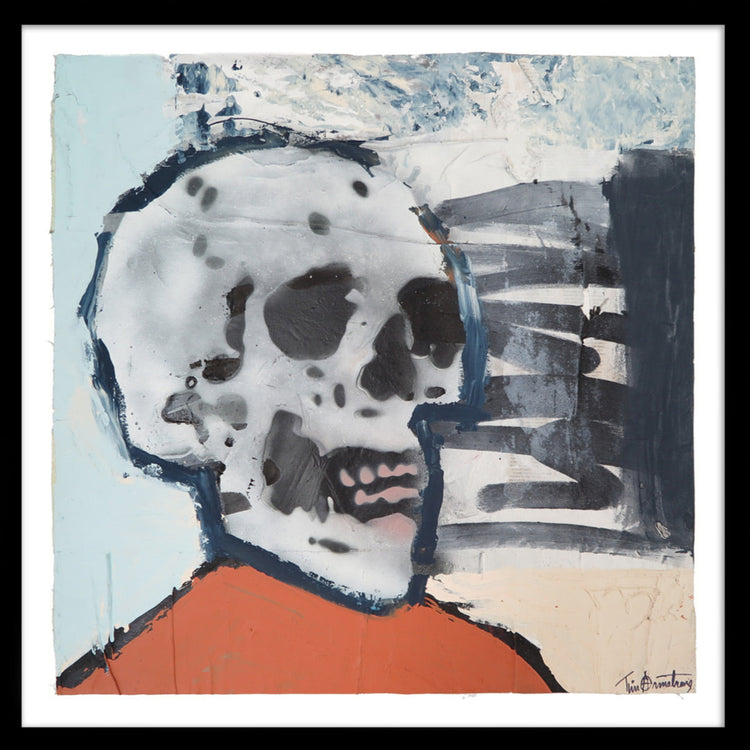 Canvas Skull No. 1 by Tim Armstrong-Original Artwork-Poster Child Prints