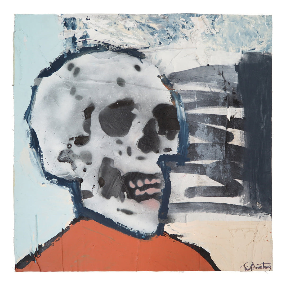 Canvas Skull No. 1 by Tim Armstrong-Original Artwork-Poster Child Prints