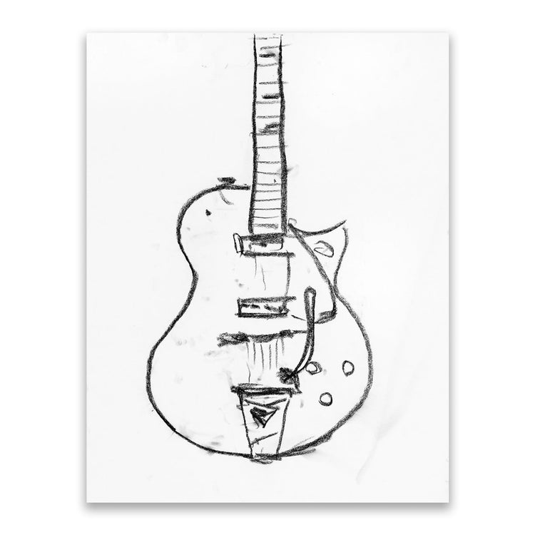 Charcoal Gretch - Sketch Series by Tim Armstrong-Original Artwork-Poster Child Prints