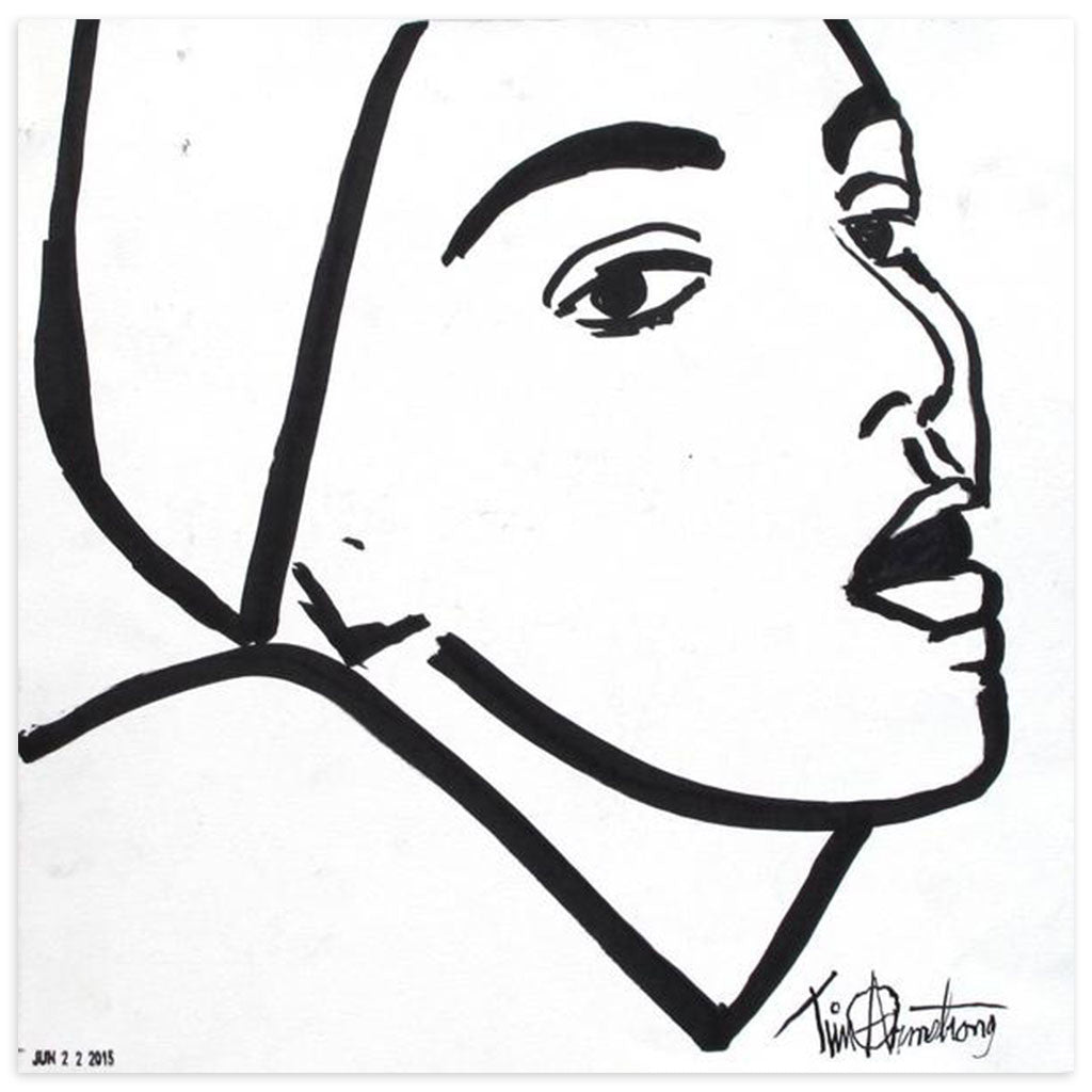 Woman Staring by Tim Armstrong | Original Artwork | Poster Child Prints
