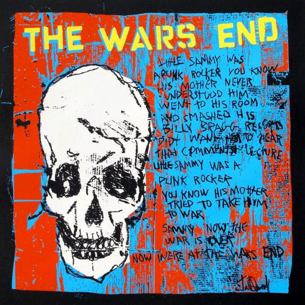The Wars End, White Skull by Tim Armstrong | Archive | Poster Child Prints