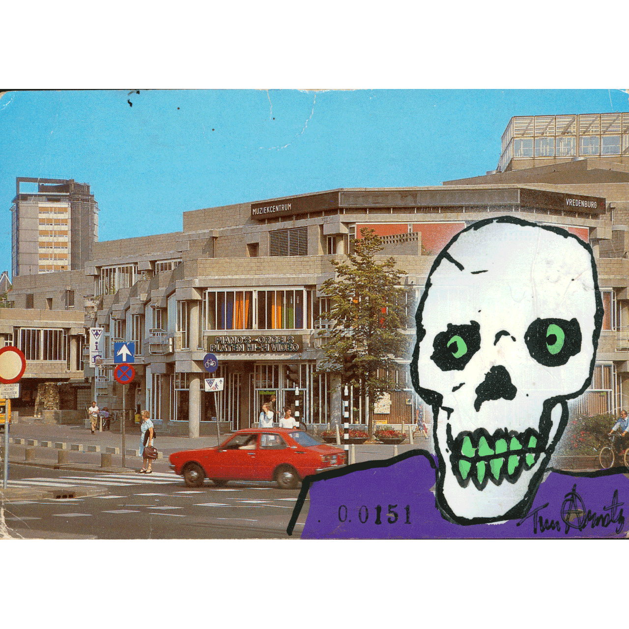 Skeletim Postcard Series by Tim Armstrong 
