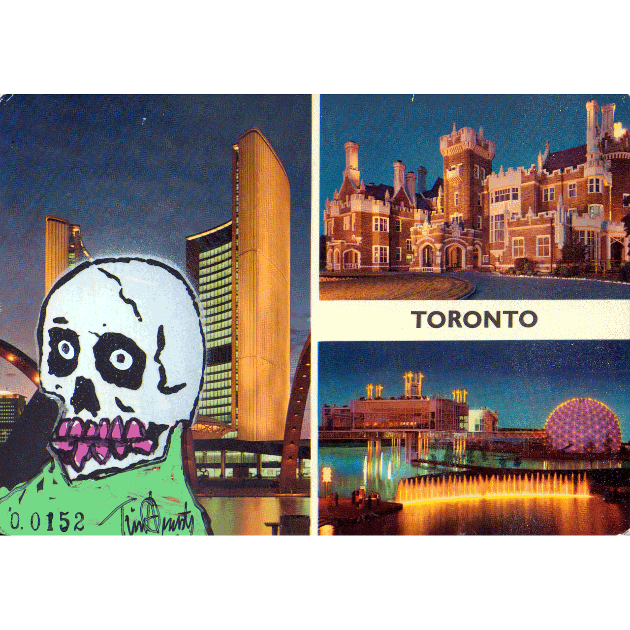 Skeletim Postcard Series by Tim Armstrong 