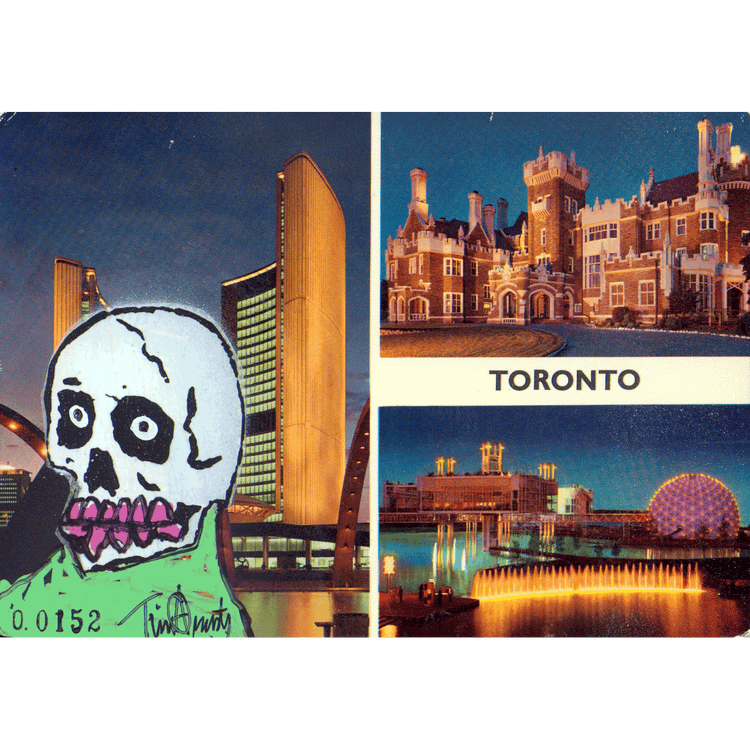 Skeletim Postcard Series by Tim Armstrong 