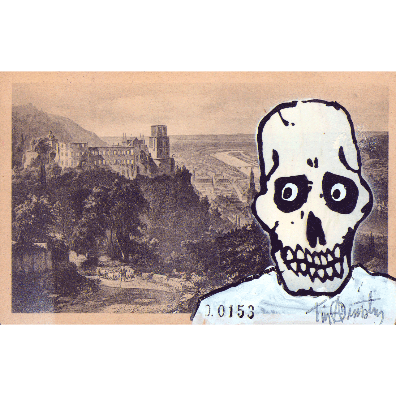 Skeletim Postcard Series by Tim Armstrong 