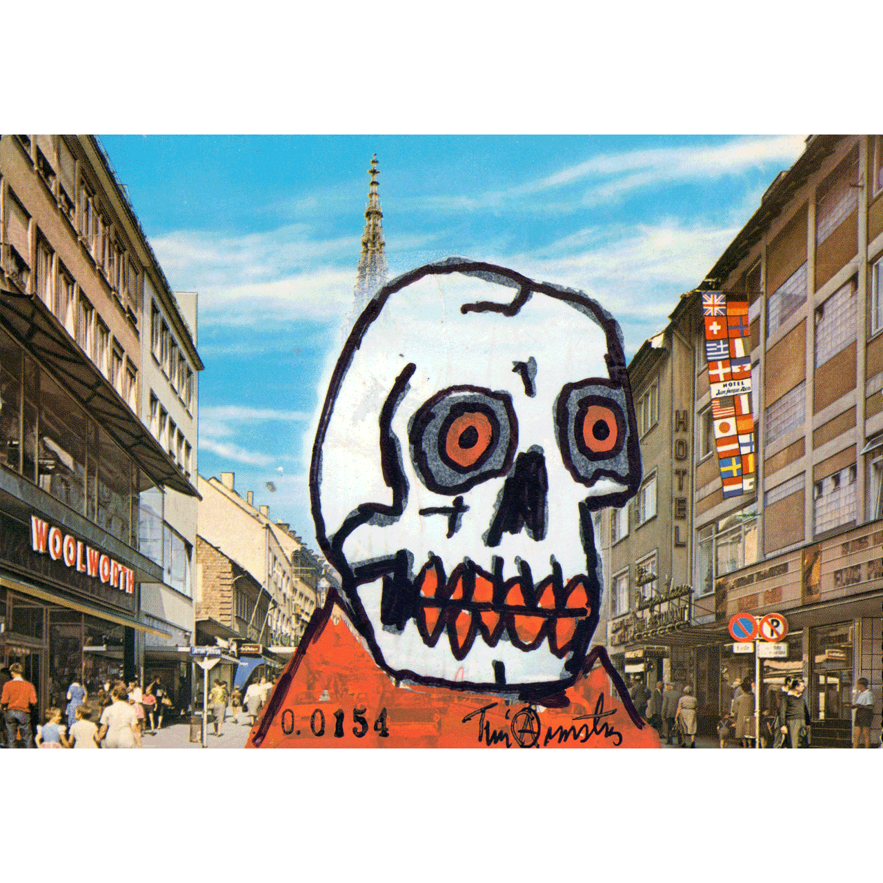 Skeletim Postcard Series by Tim Armstrong 