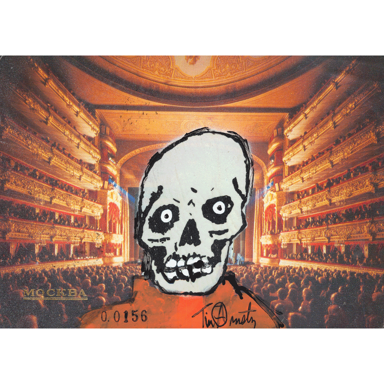 Skeletim Postcard Series by Tim Armstrong 