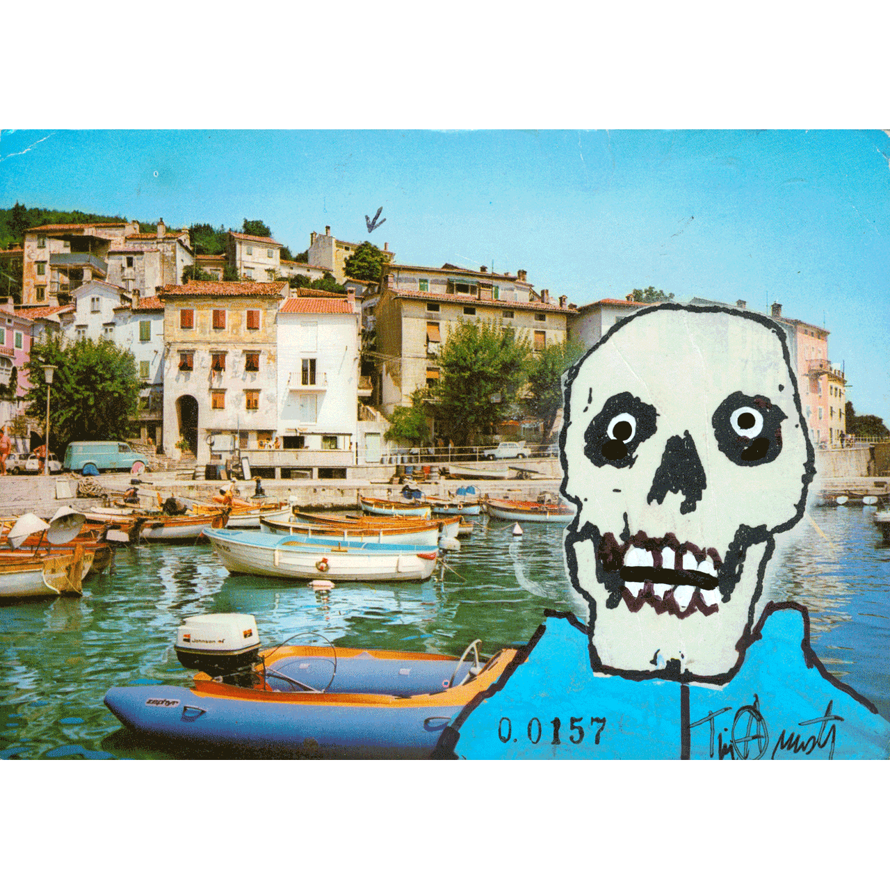 Skeletim Postcard Series by Tim Armstrong 