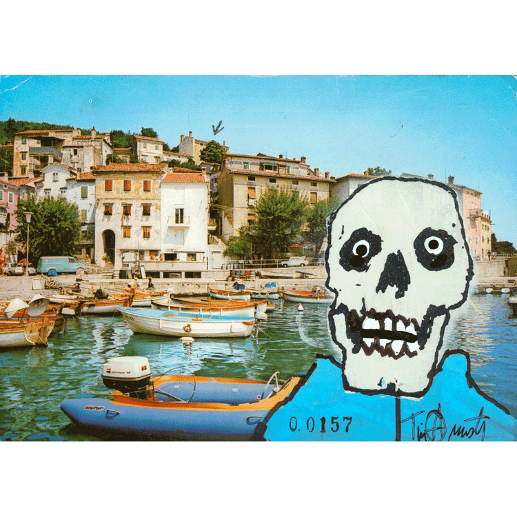Skeletim Postcard Series by Tim Armstrong 