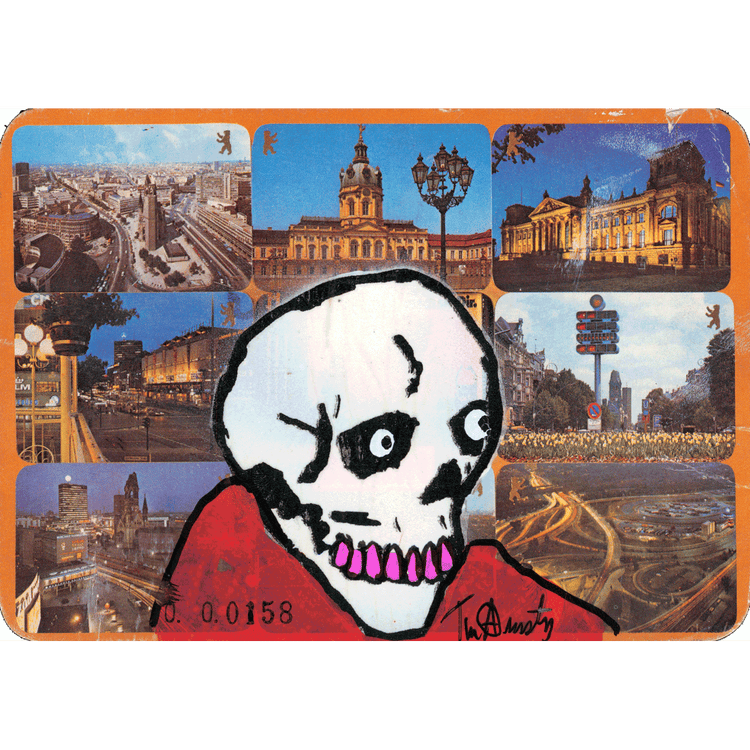 Skeletim Postcard Series by Tim Armstrong 