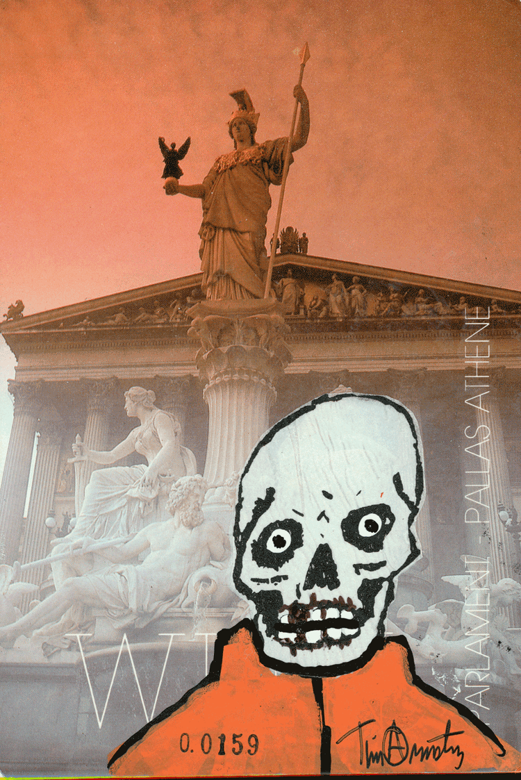 Skeletim Postcard Series by Tim Armstrong 