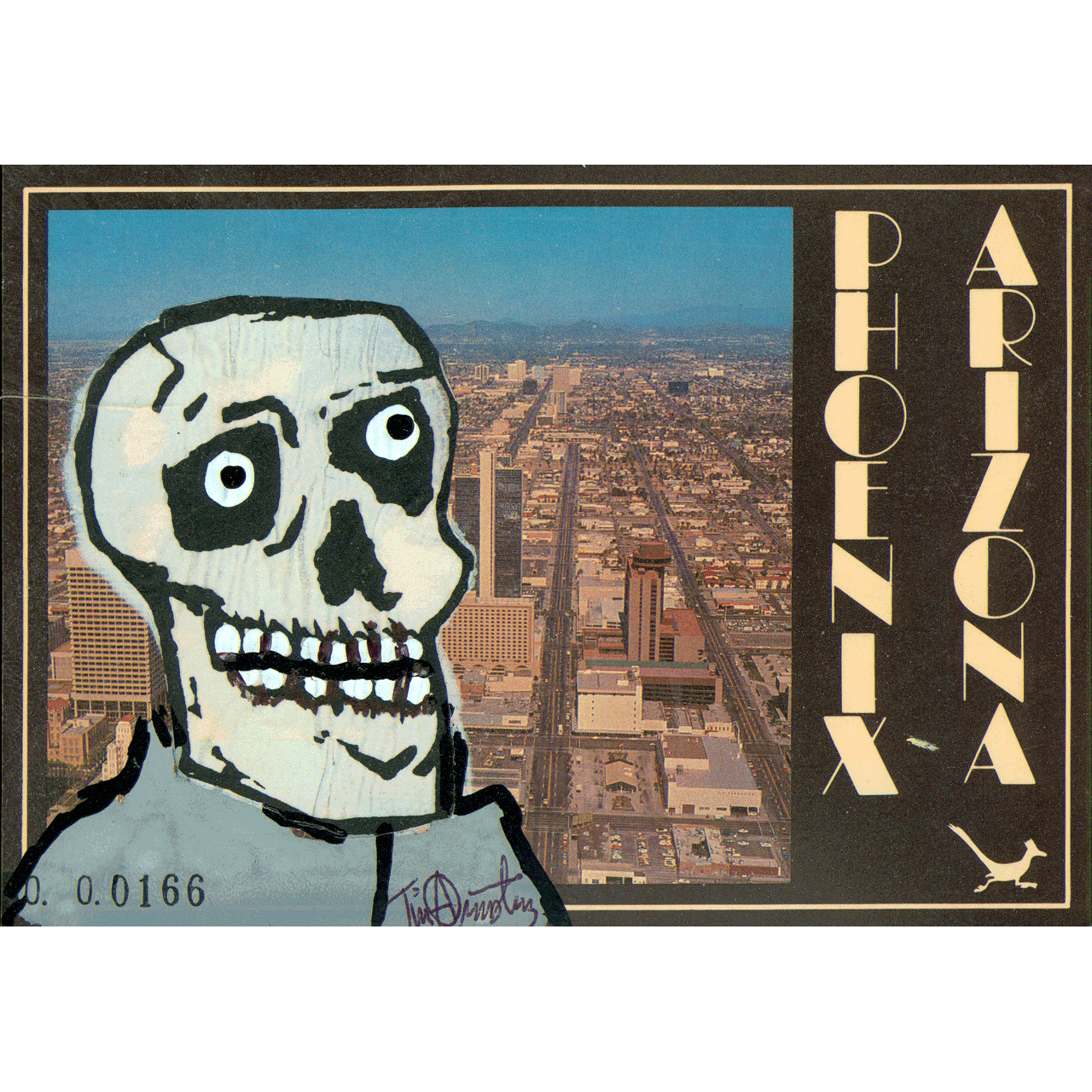 Skeletim Postcard Series by Tim Armstrong 