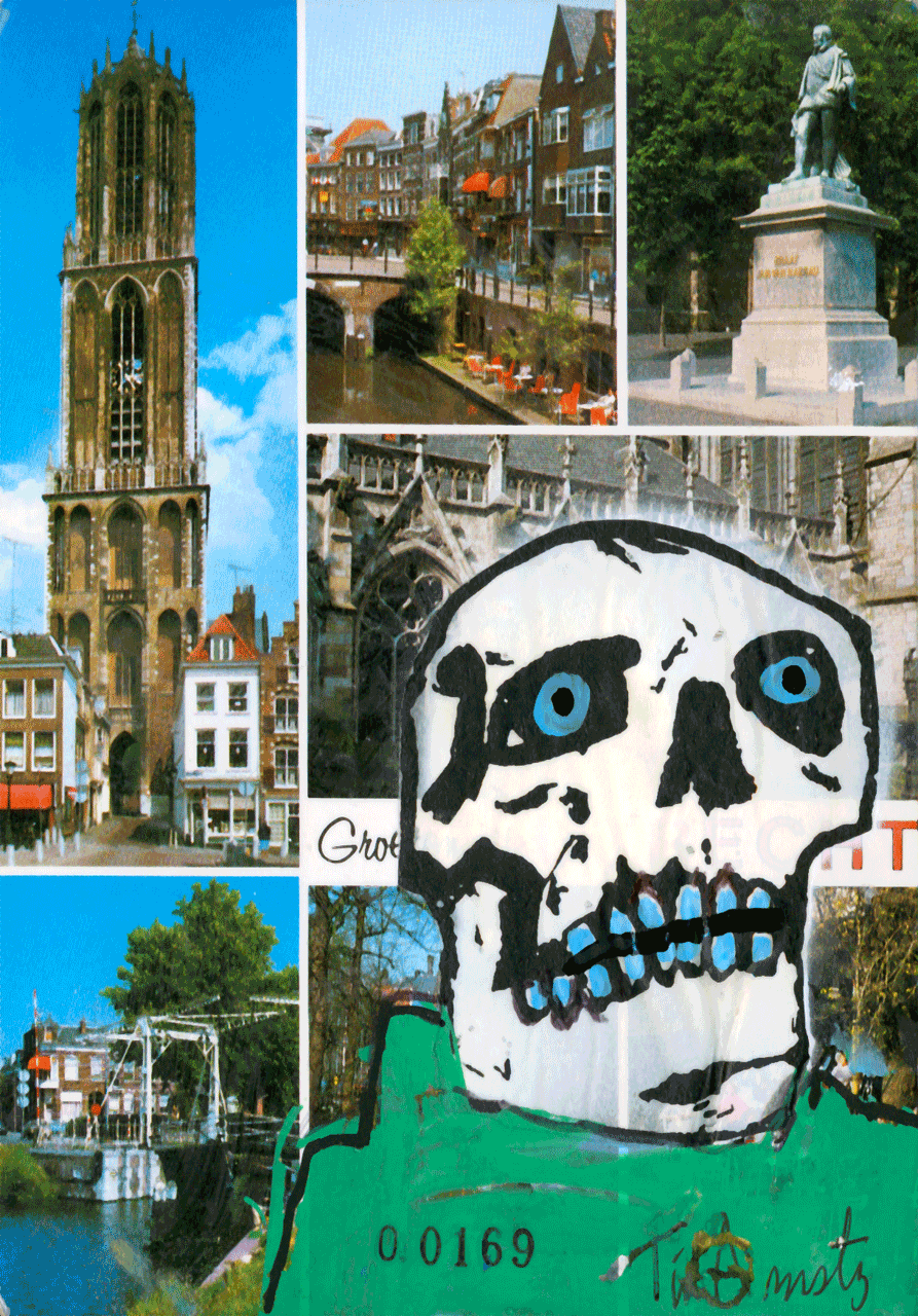 Skeletim Postcard Series by Tim Armstrong 