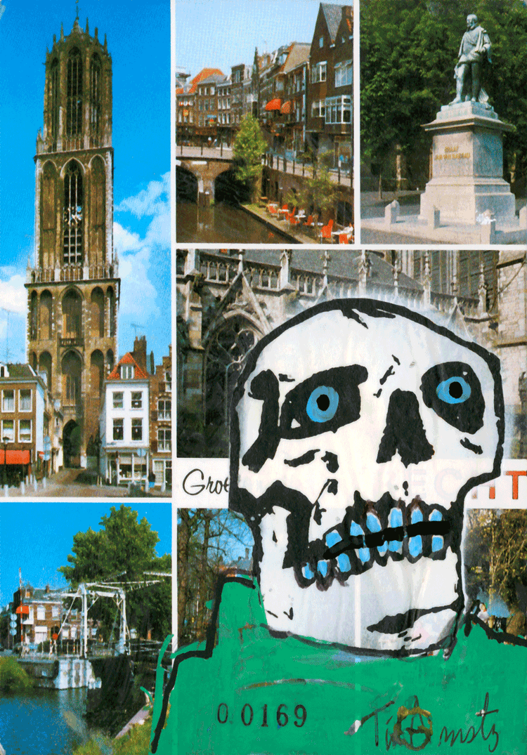 Skeletim Postcard Series by Tim Armstrong 