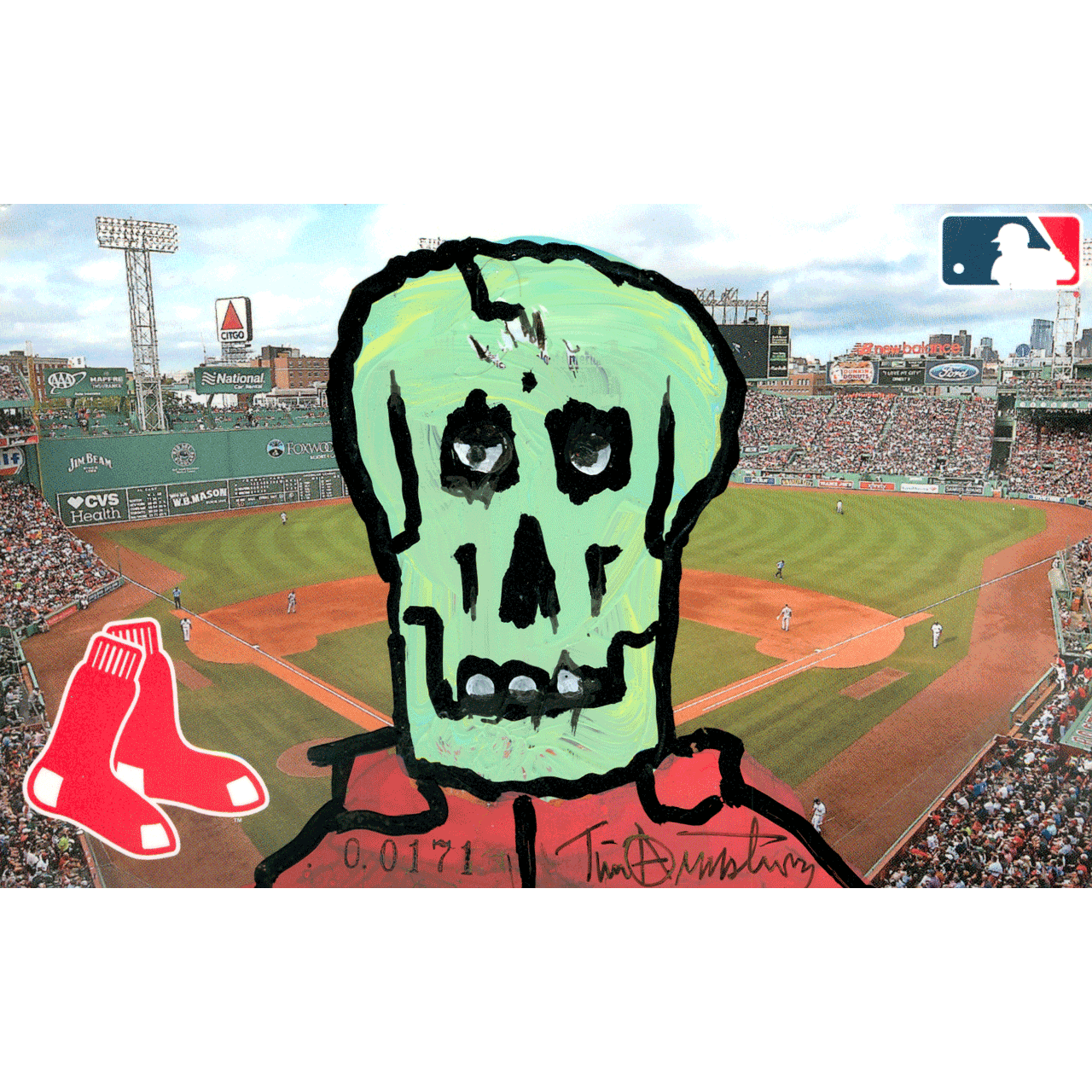 Skeletim Postcard Series by Tim Armstrong 