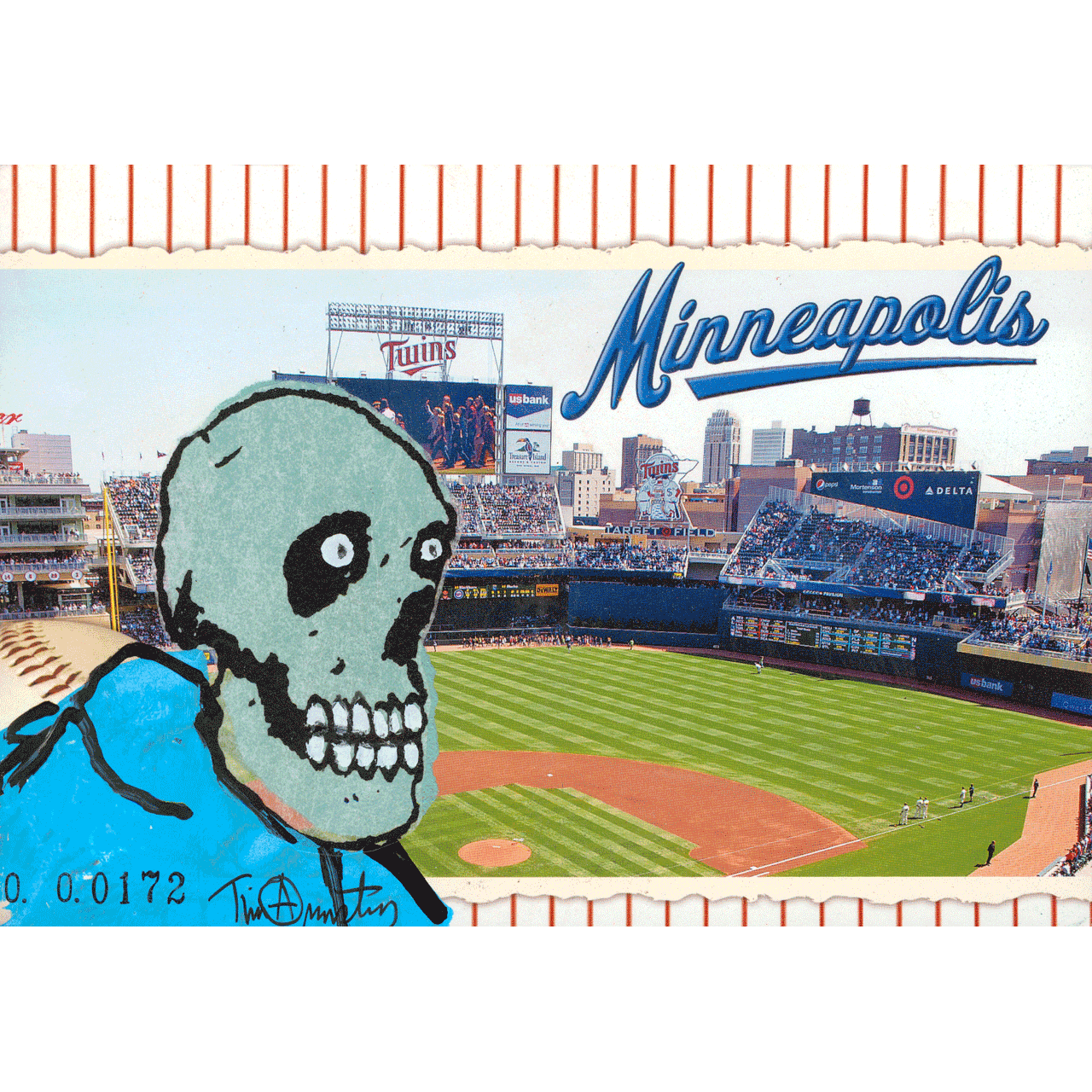 Skeletim Postcard Series by Tim Armstrong 