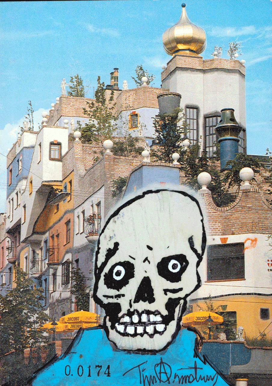 Skeletim Postcard Series by Tim Armstrong 