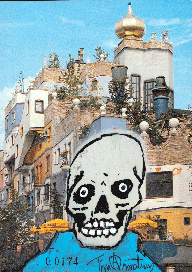 Skeletim Postcard Series by Tim Armstrong 