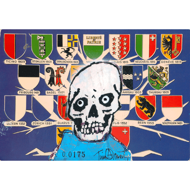 Skeletim Postcard Series by Tim Armstrong 