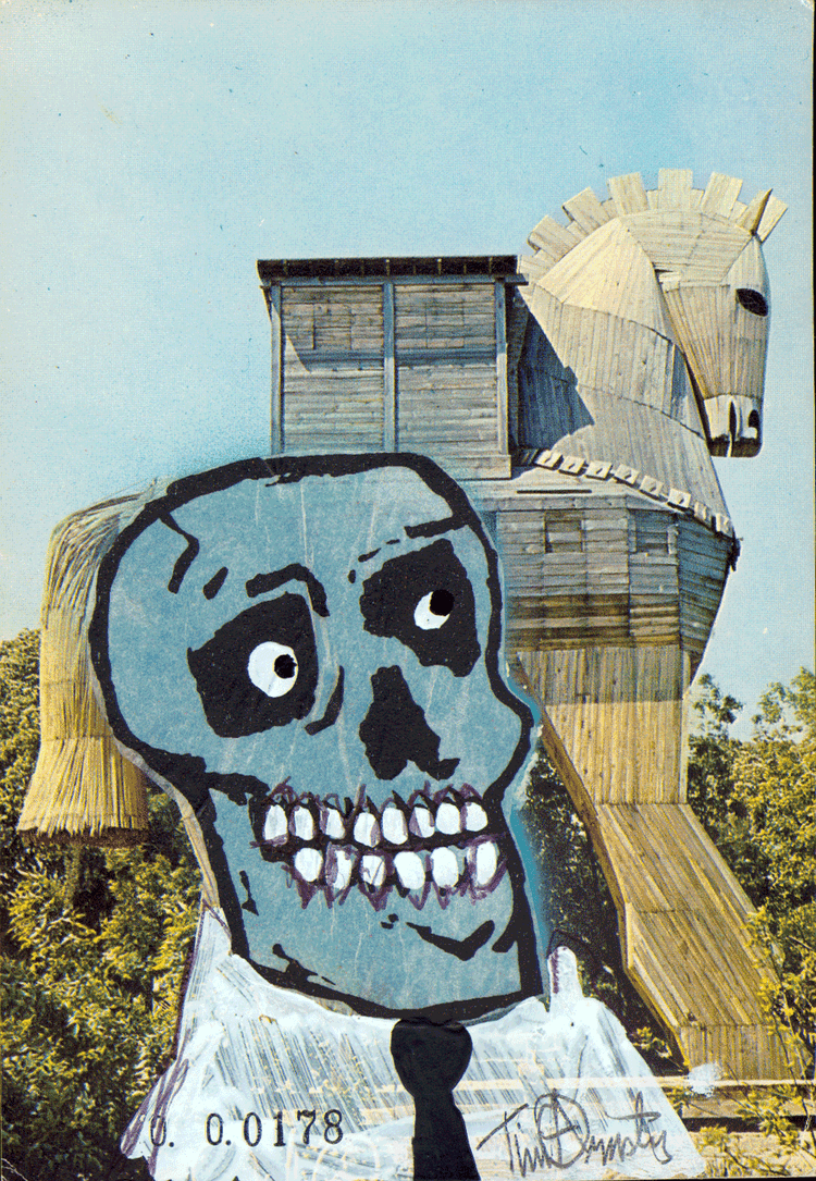Skeletim Postcard Series by Tim Armstrong 