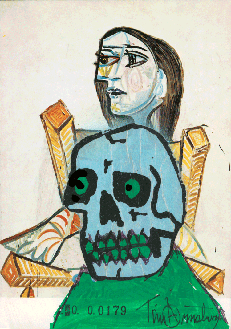 Skeletim Postcard Series by Tim Armstrong 