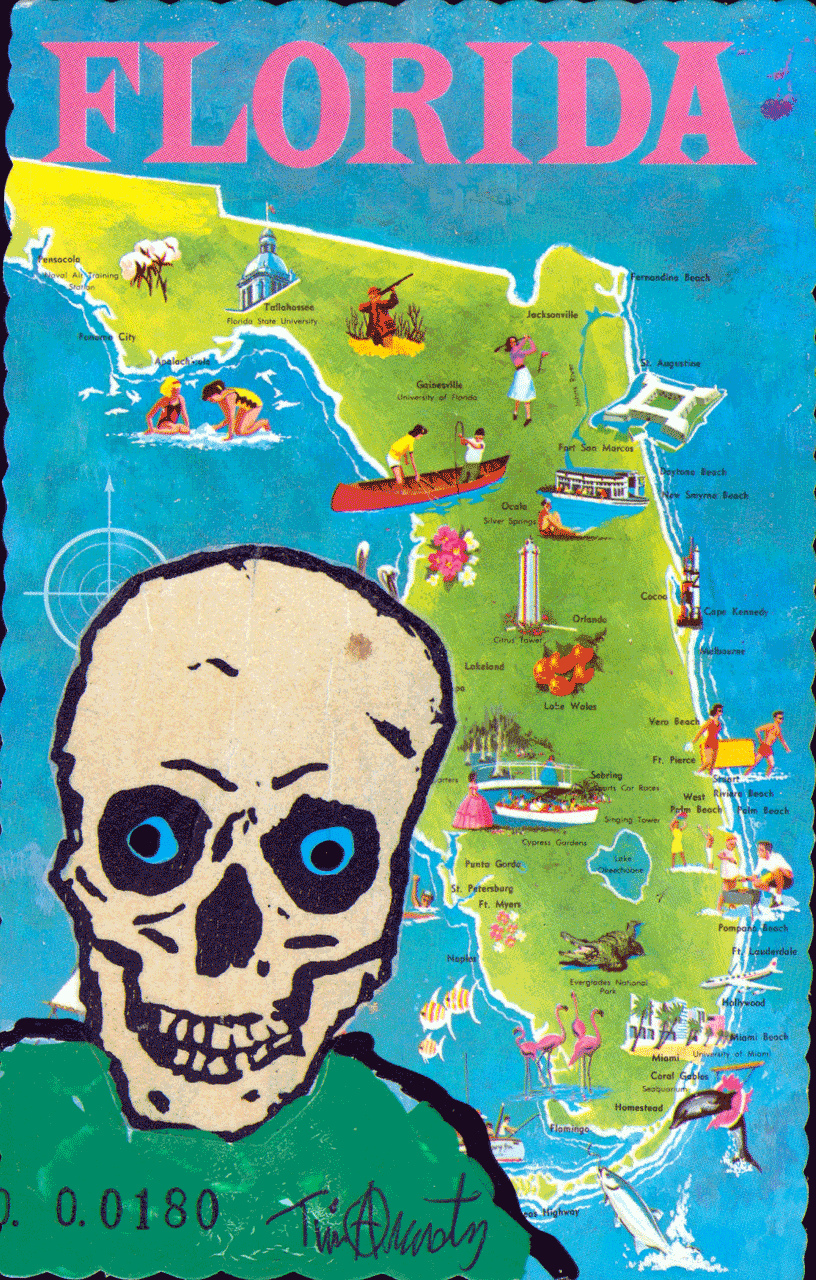 Skeletim Postcard Series by Tim Armstrong 