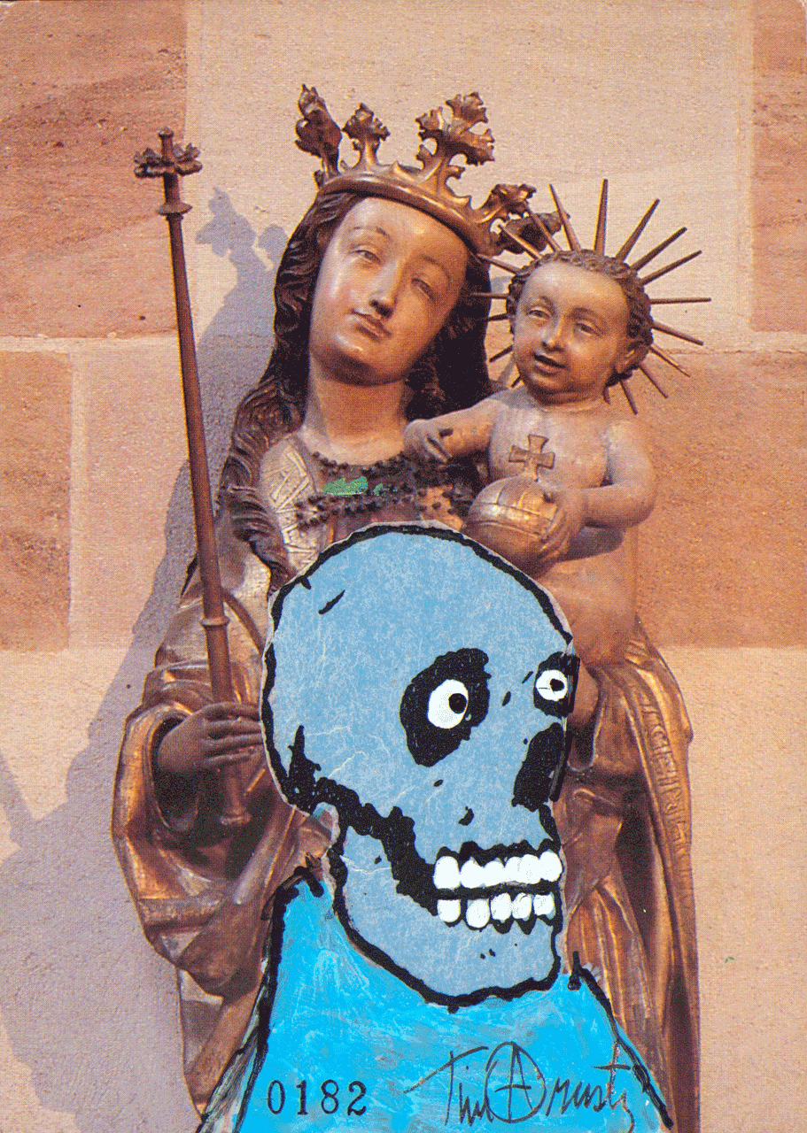 Skeletim Postcard Series by Tim Armstrong 