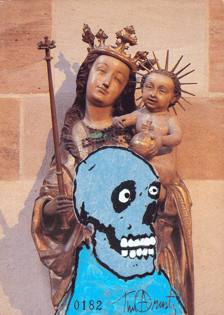 Skeletim Postcard Series by Tim Armstrong 