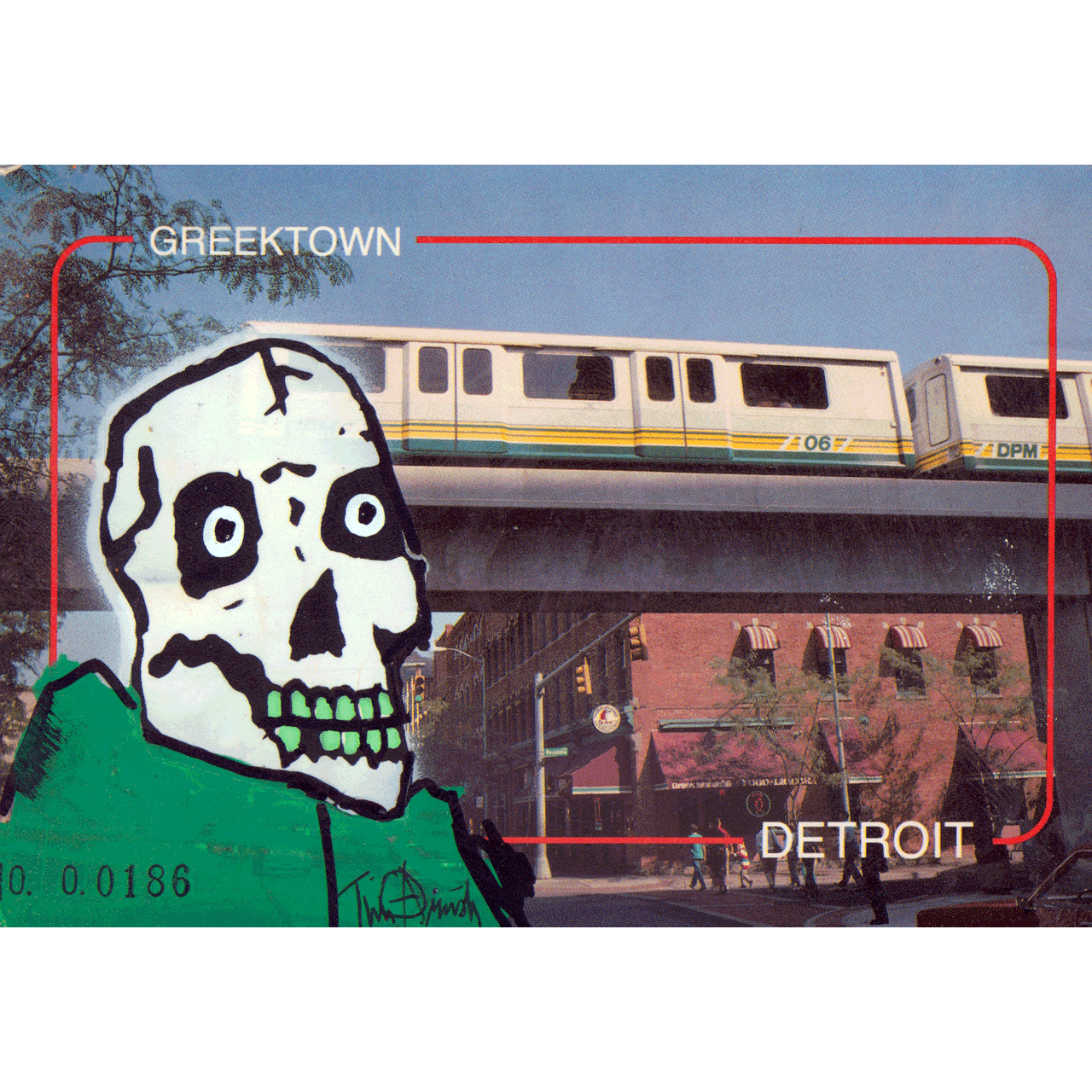 Skeletim Postcard Series by Tim Armstrong 