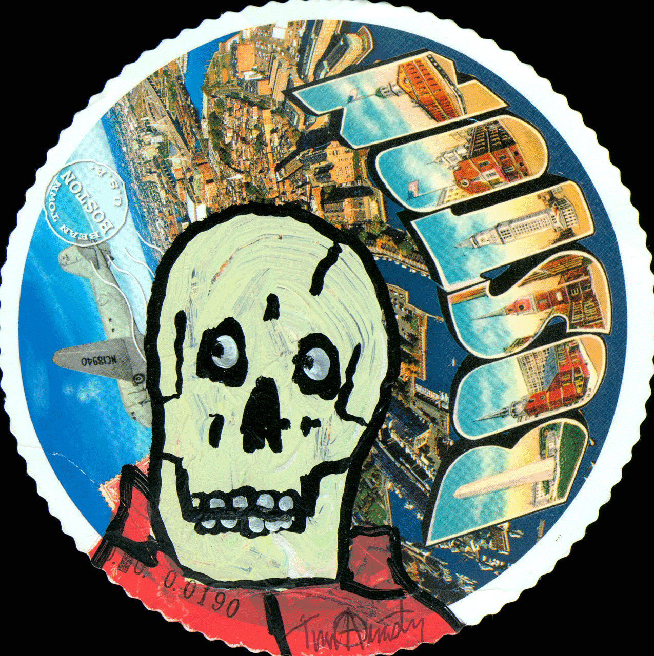 Skeletim Postcard Series by Tim Armstrong 