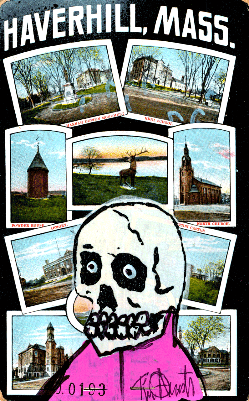 Skeletim Postcard Series by Tim Armstrong 