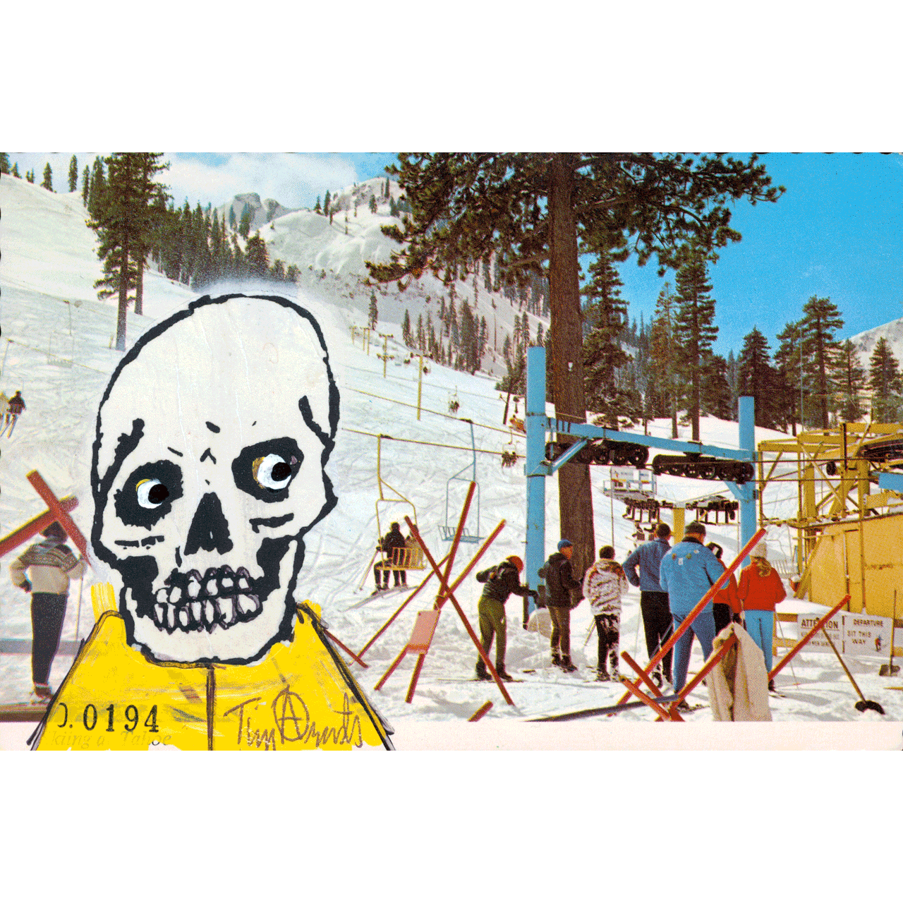 Skeletim Postcard Series by Tim Armstrong 