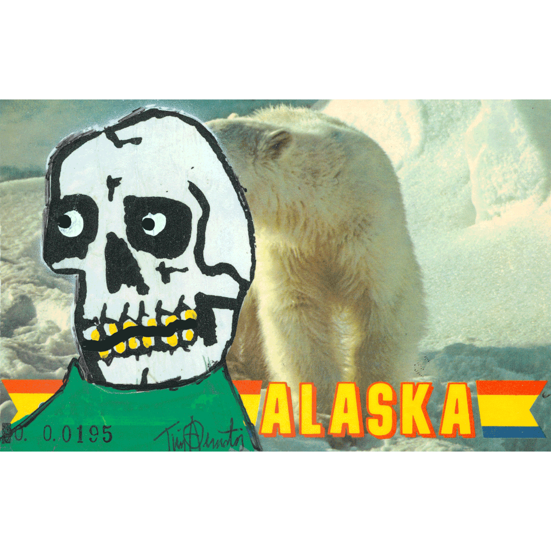 Skeletim Postcard Series by Tim Armstrong 