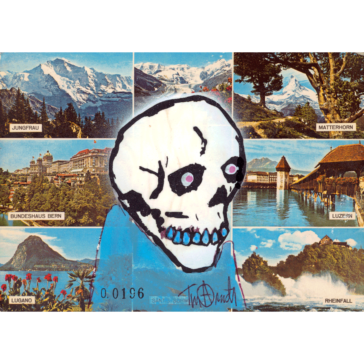 Skeletim Postcard Series by Tim Armstrong 