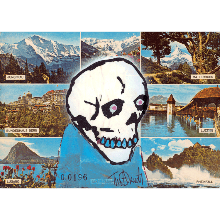 Skeletim Postcard Series by Tim Armstrong 
