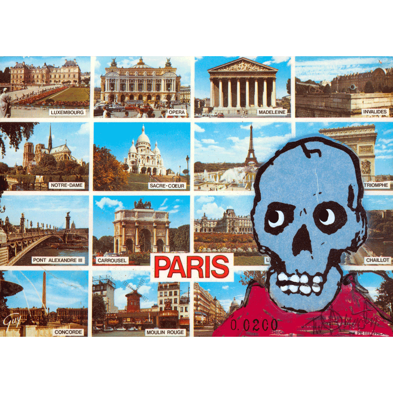 Skeletim Postcard Series by Tim Armstrong 