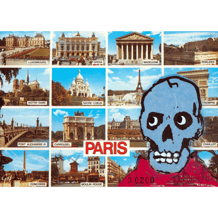 Skeletim Postcard Series by Tim Armstrong 