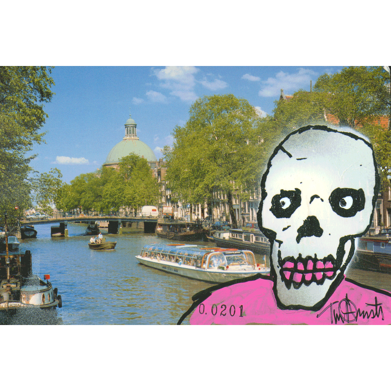 Skeletim Postcard Series by Tim Armstrong 