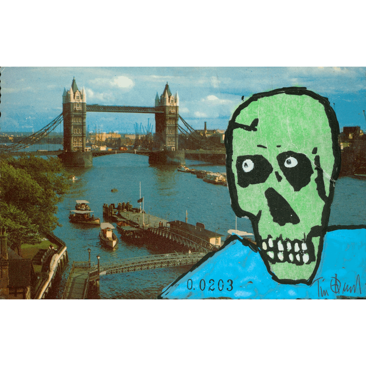 Skeletim Postcard Series by Tim Armstrong 