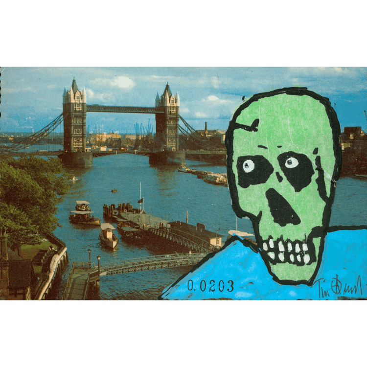 Skeletim Postcard Series by Tim Armstrong 