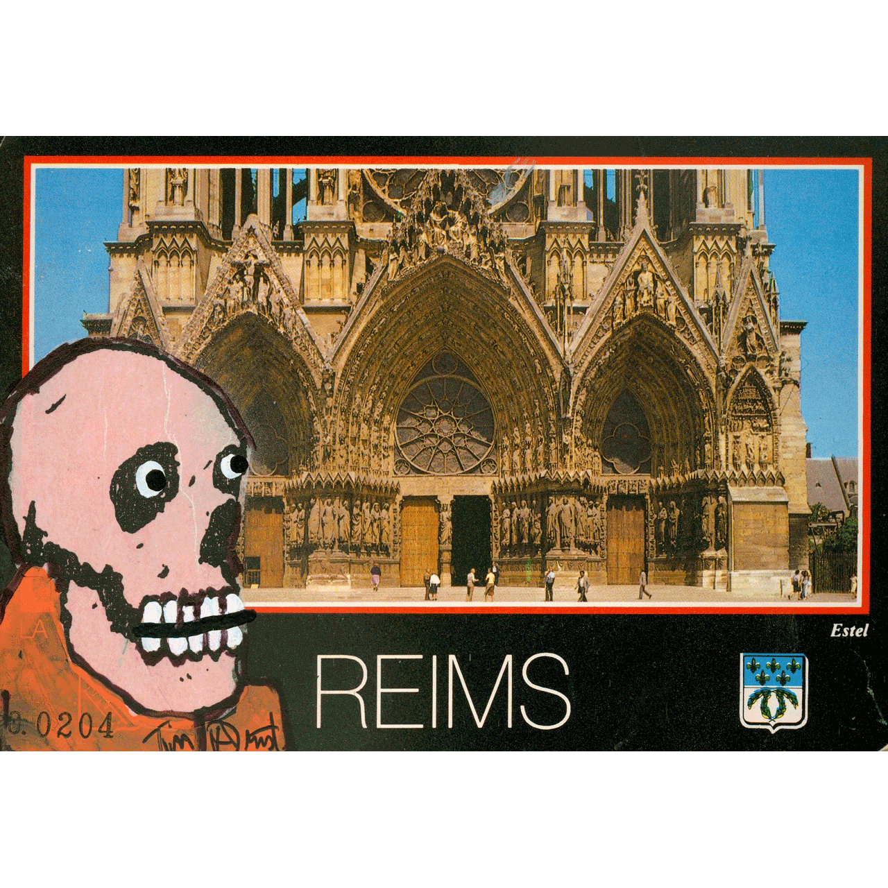 Skeletim Postcard Series by Tim Armstrong 