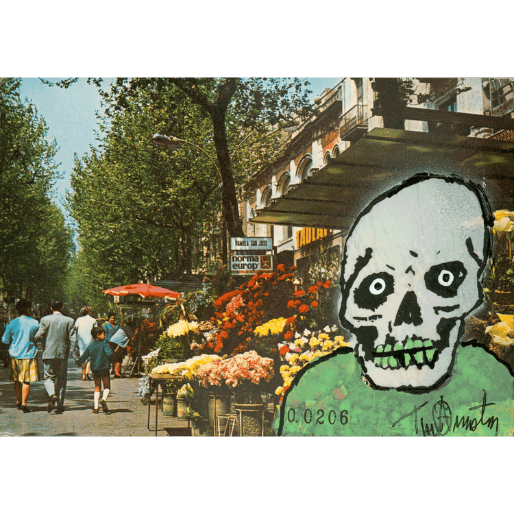 Skeletim Postcard Series by Tim Armstrong 