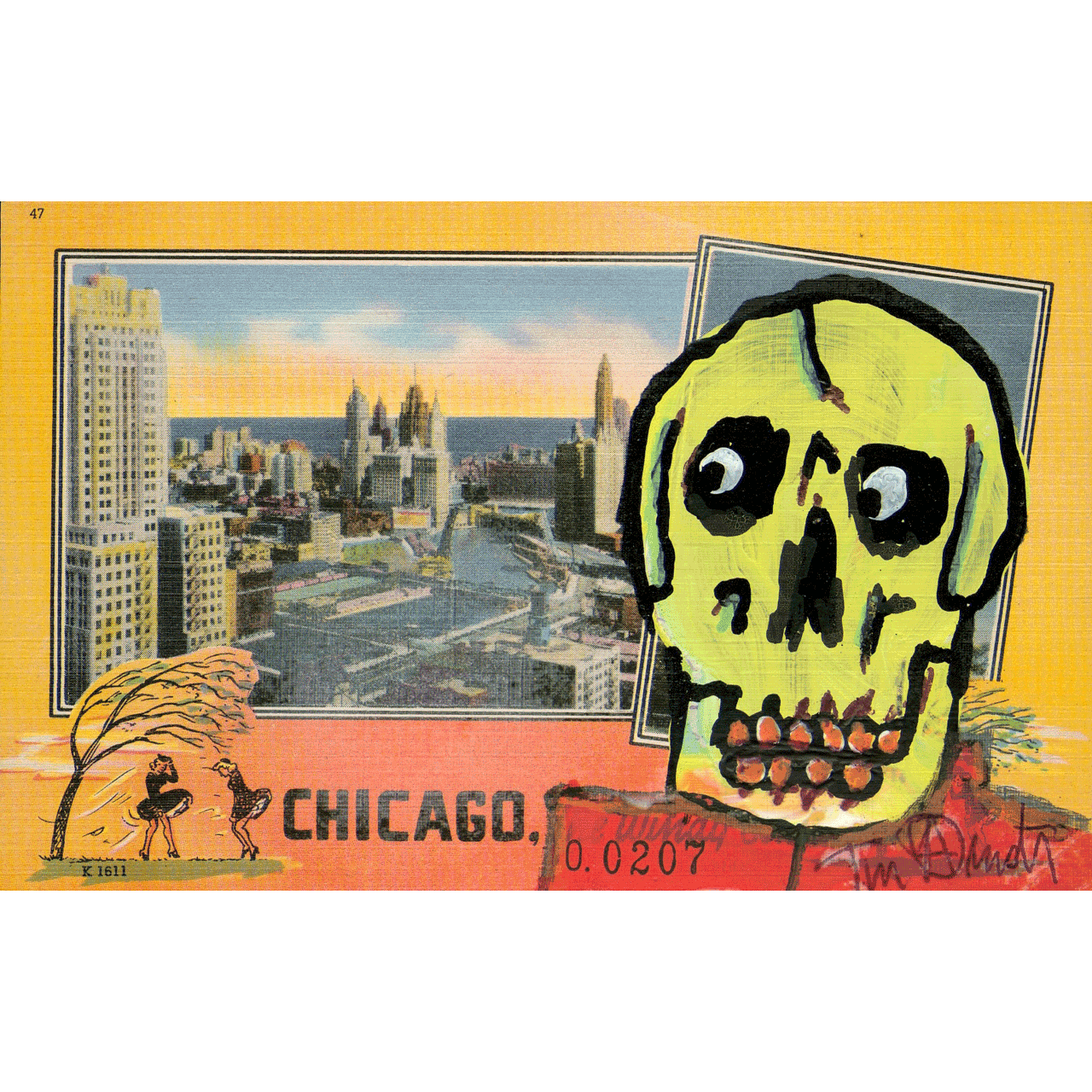 Skeletim Postcard Series by Tim Armstrong 