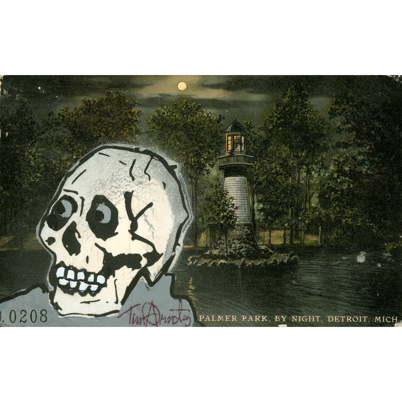 Skeletim Postcard Series by Tim Armstrong 