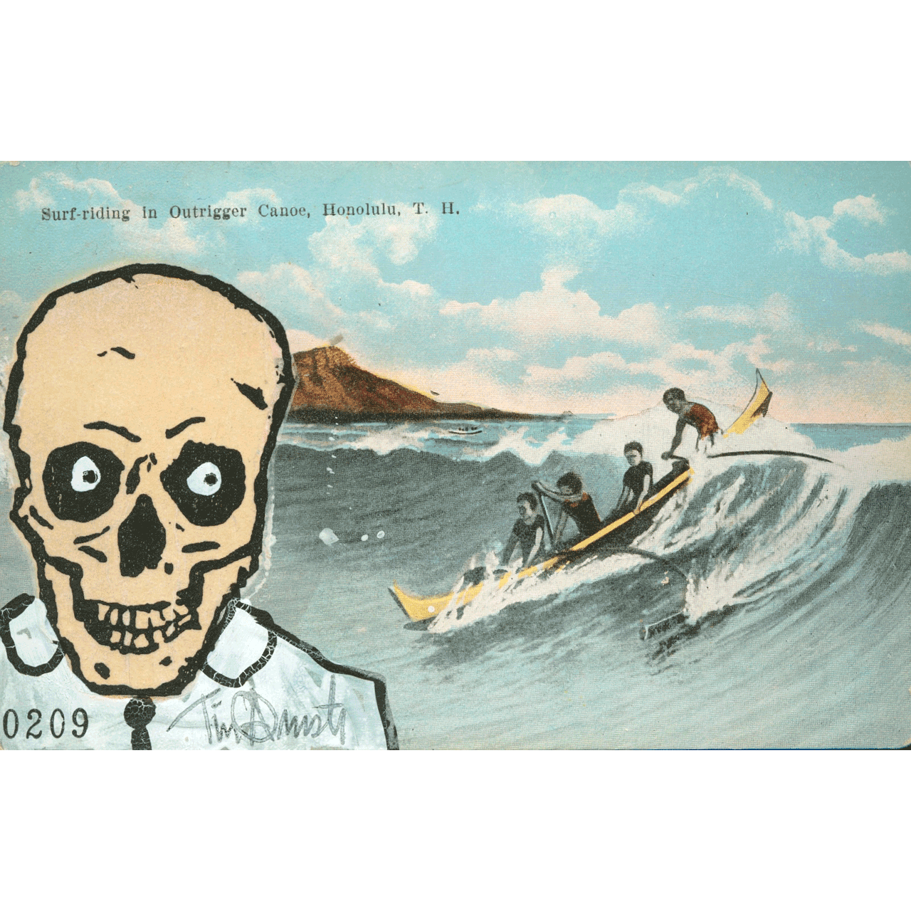 Skeletim Postcard Series by Tim Armstrong 