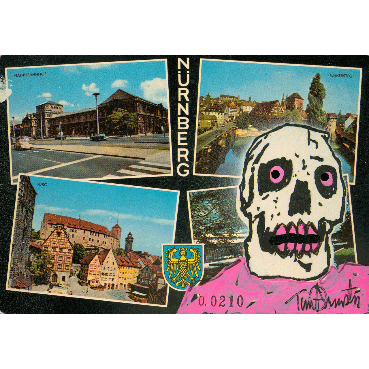 Skeletim Postcard Series by Tim Armstrong 