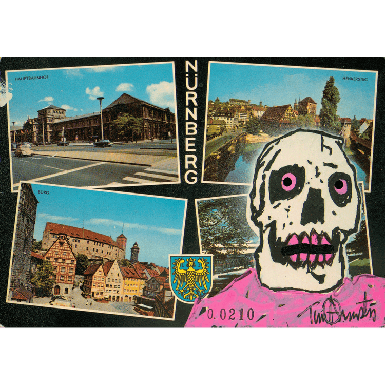 Skeletim Postcard Series by Tim Armstrong 