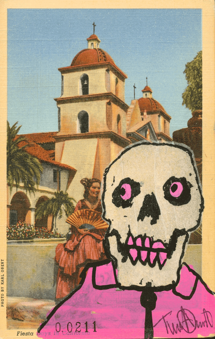 Skeletim Postcard Series by Tim Armstrong 