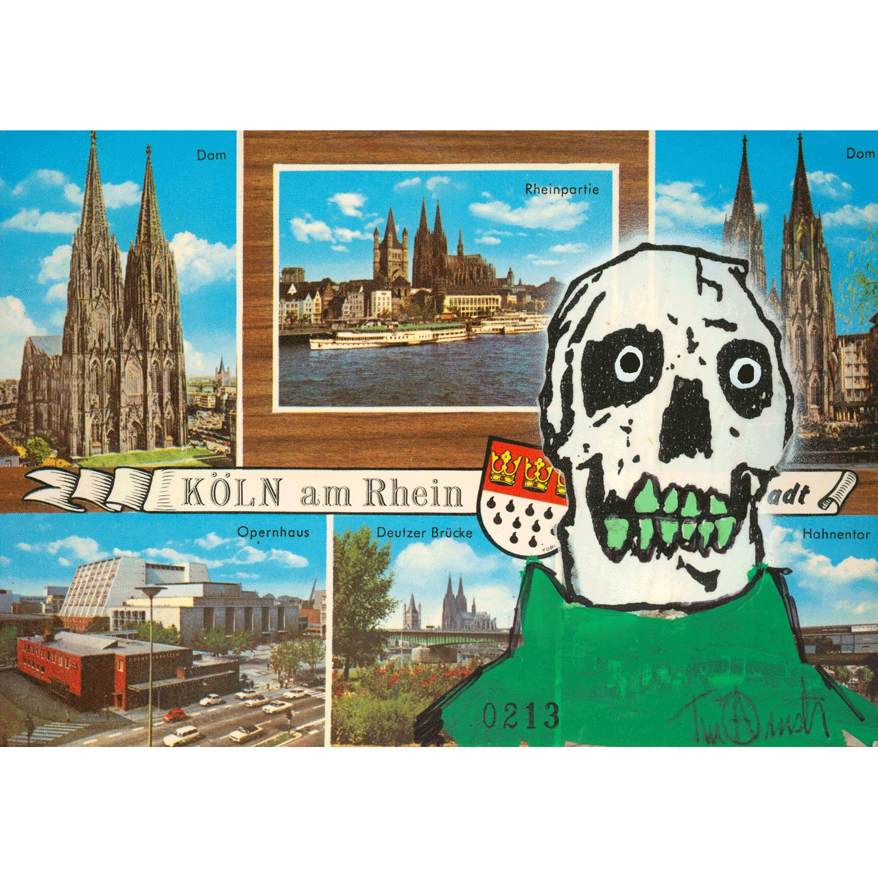 Skeletim Postcard Series by Tim Armstrong 