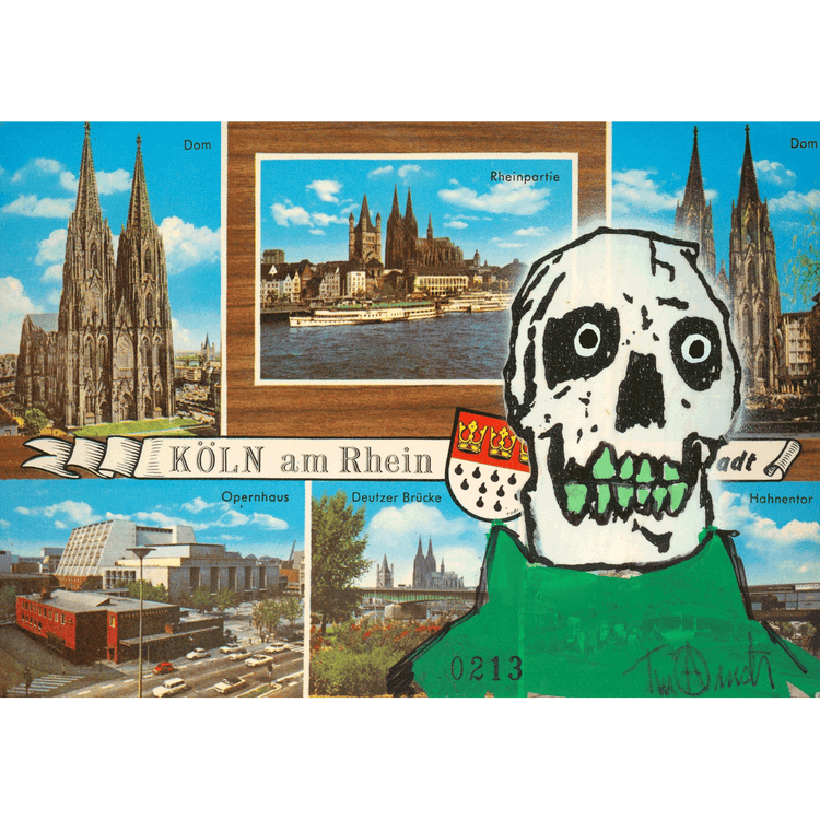 Skeletim Postcard Series by Tim Armstrong 